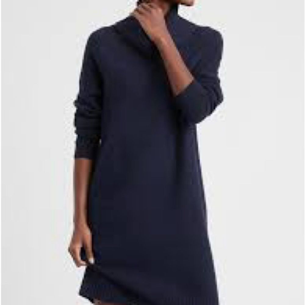 Banana Republic Knit sweater dress, Navy, size S